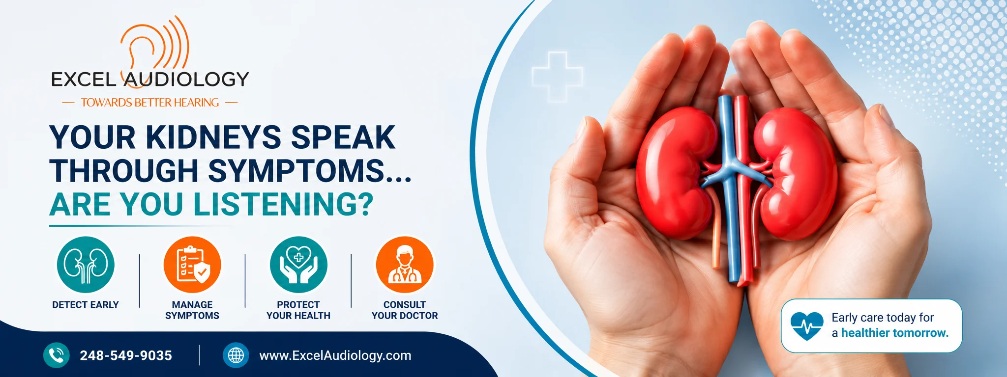 Hearing Health Alert For Ckd Patients HEARING HEALTH ALERT FOR CKD PATIENTS | Best Audiologist in Royal Oak Michigan | Excel Audiology