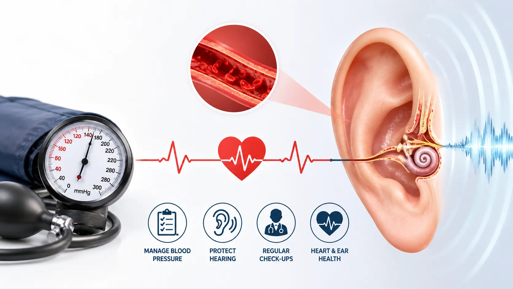 The Hidden Link Between Hypertension and Hearing Loss Best Audiologist in Royal Oak Michigan | Excel Audiology